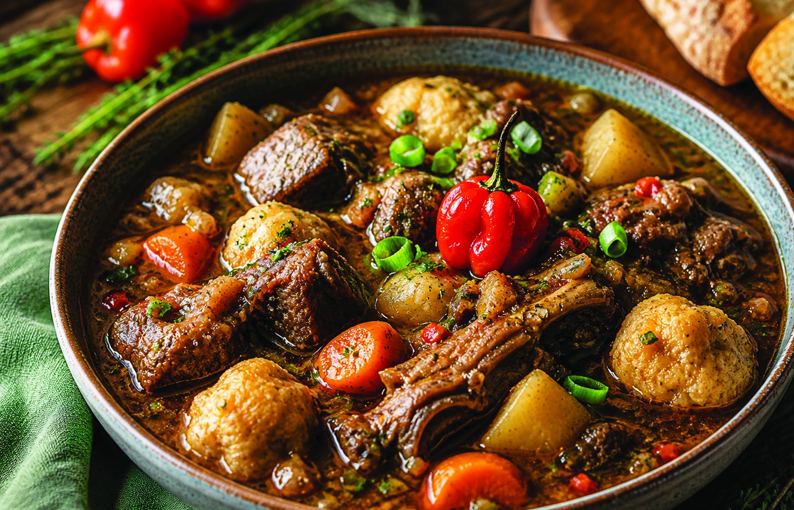 Goat Water (Traditional Nevis Goat Stew)