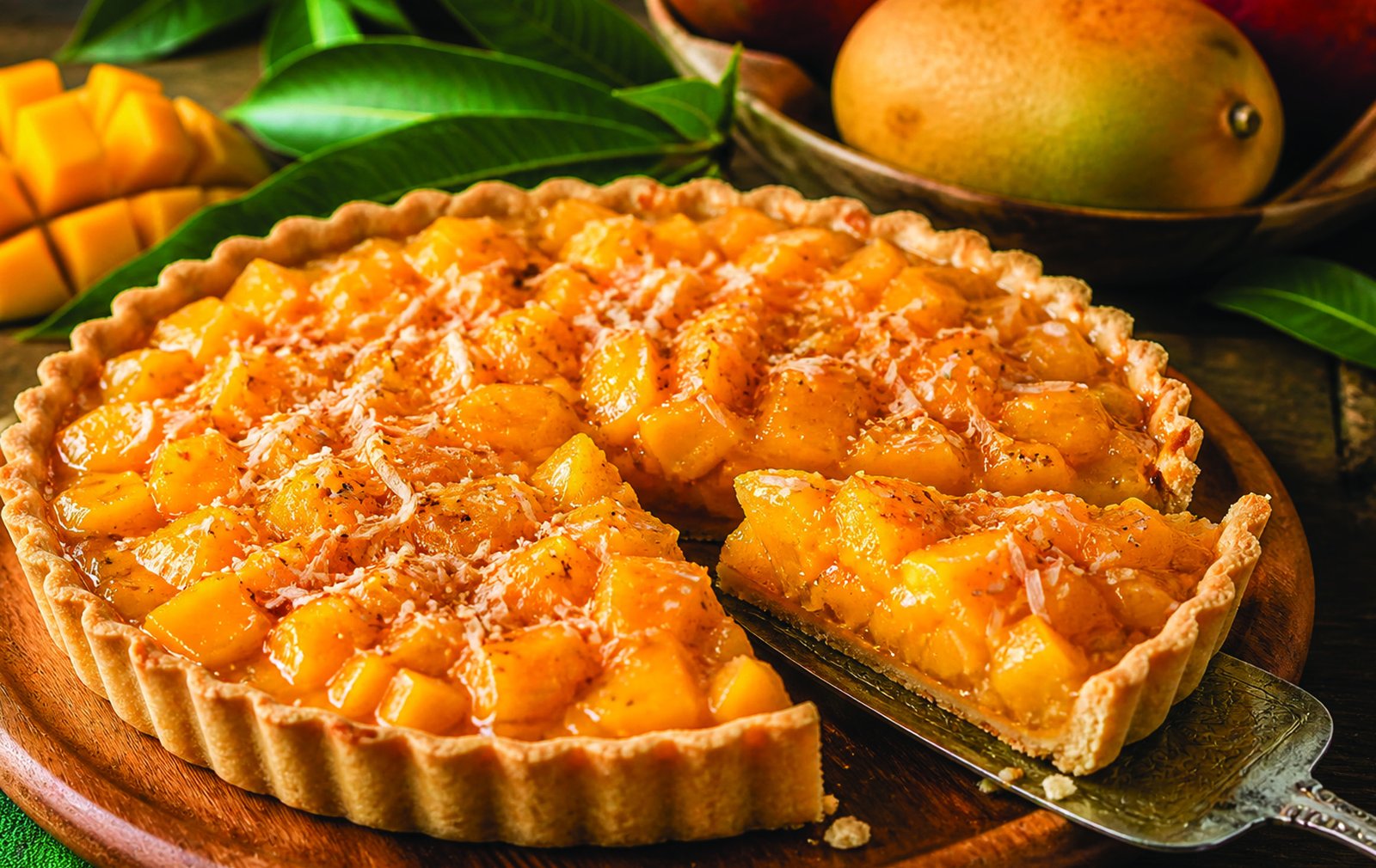 Nevis Mango Tart (Traditional Mango Tart)